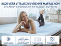 Dormeo Vrchný Matrac Aloe Vera Vitalis 2v1 4 cm