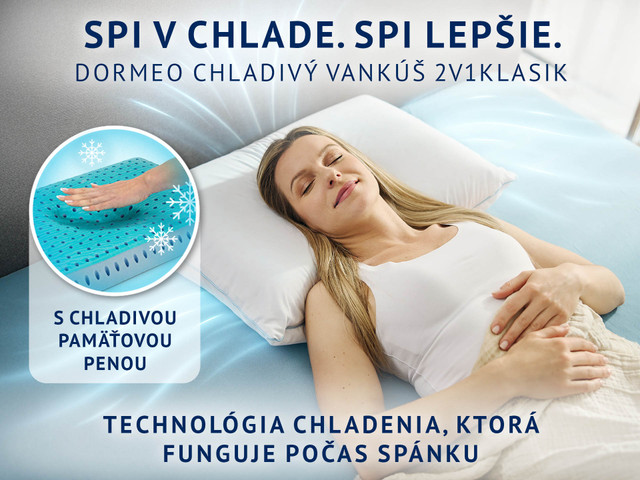 Dormeo 2in1 cooling pillow classic