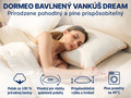 Dormeo bavlnený vankúš Dream