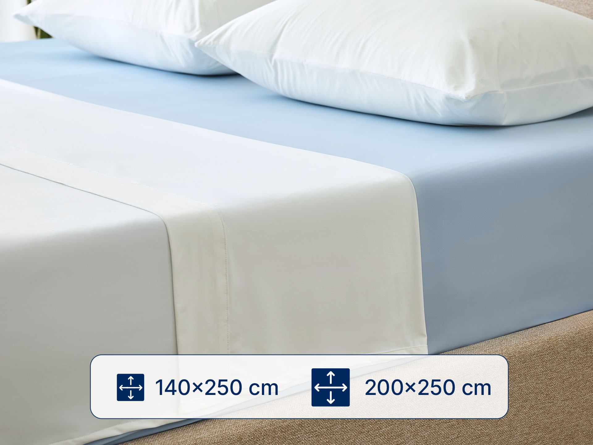 DORMEO CHLADICÍ PROSTĚRADLO IVORY