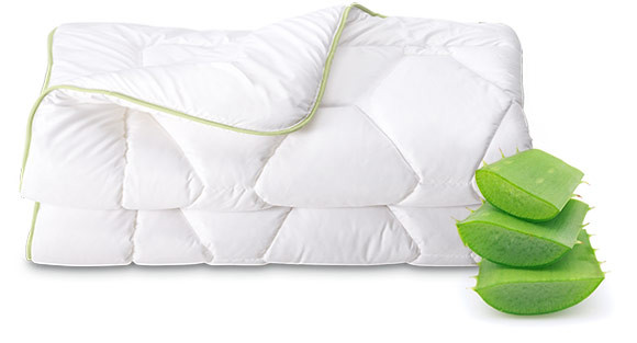 Wykończenie Aloe Vera w kołdrze letniej Dormeo