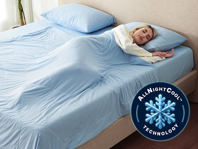 Technologia chłodząca AllNightCool w kołdrze Cooling Dual Comfort