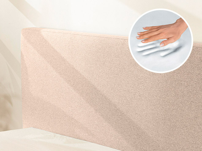 Dolce Pro Bed Frame Pure Beige