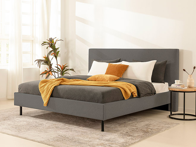 Dolce Pro Bed Frame Pure Dark Grey