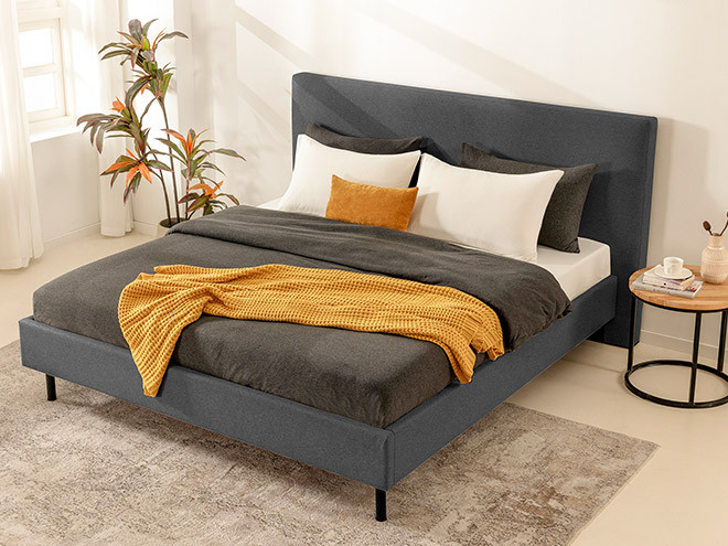 Dolce Pro Bed Frame Pure Dark Grey