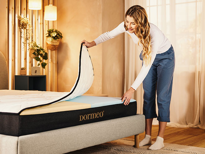 LEŽIŠČE DORMEO IMEMORY S+SILVER PROPOLIS 20 CM, 8 KOMBINACIJ TRDOTE, S PROPOLISOM, OCTASPRING TEHNOLOGIJA, 3 CONE 9 Dormeo Imemory S+Silver Propolis mattress