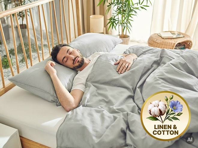 Dormeo Linen -vuodevaatesetti
