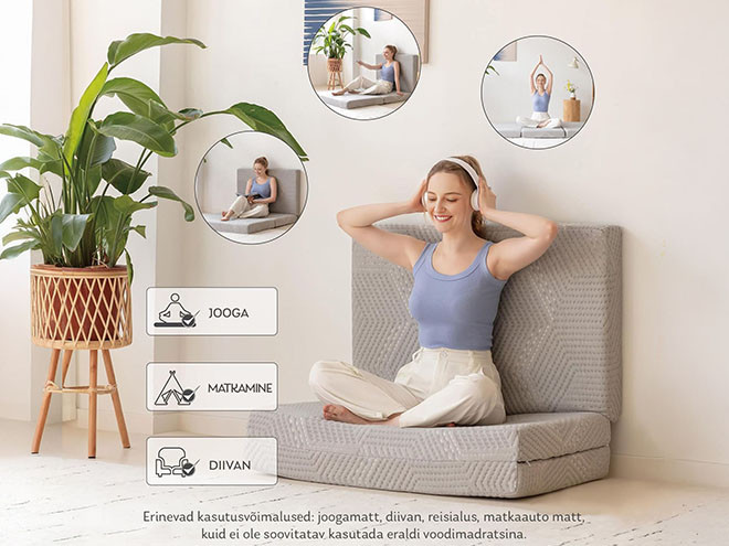 Dormeo memory foam kokkupandav madrats