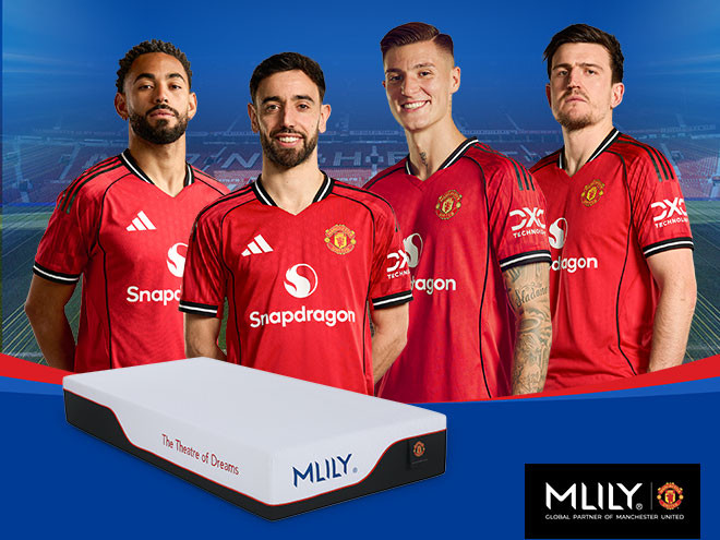 MLILY® Manchester United SUPREME HYBRID Mattress Comfort